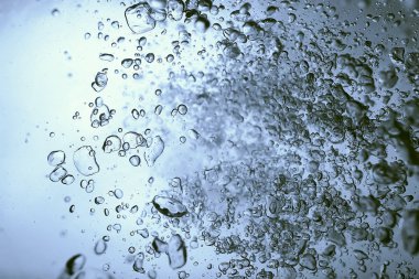 Hava kabarcıkları soyut sualtı doku 