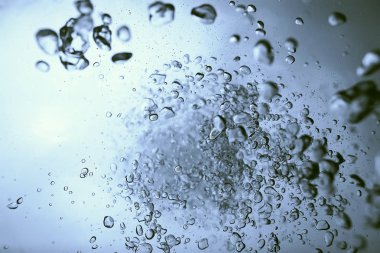 Hava kabarcıkları soyut sualtı doku 