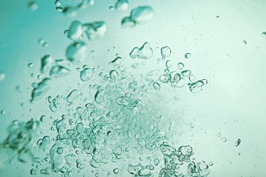 Hava kabarcıkları soyut sualtı doku 