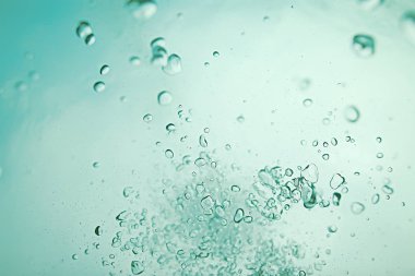 Hava kabarcıkları soyut sualtı doku 