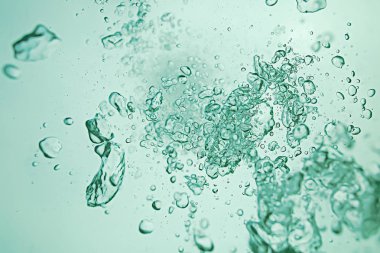 Hava kabarcıkları soyut sualtı doku 