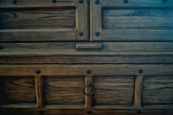 Antique Oak Chest Drawers Vintage Furniture — Stock Photo, Image