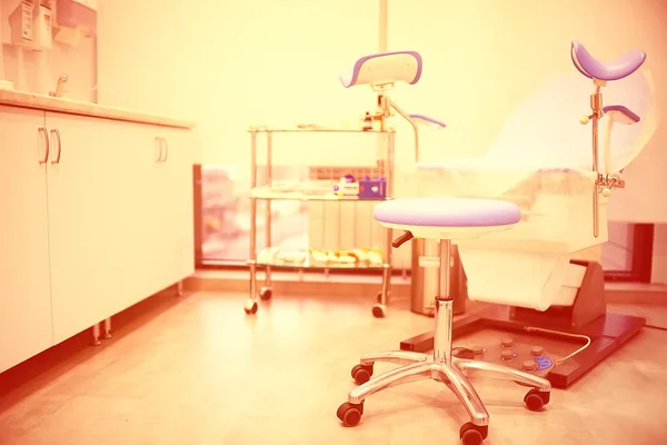 Gynecologic Chair Medical Furniture Hospital — Stock Photo, Image