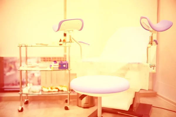Krzesła Ginekologiczne Meble Medyczne Szpital — Zdjęcie stockowe