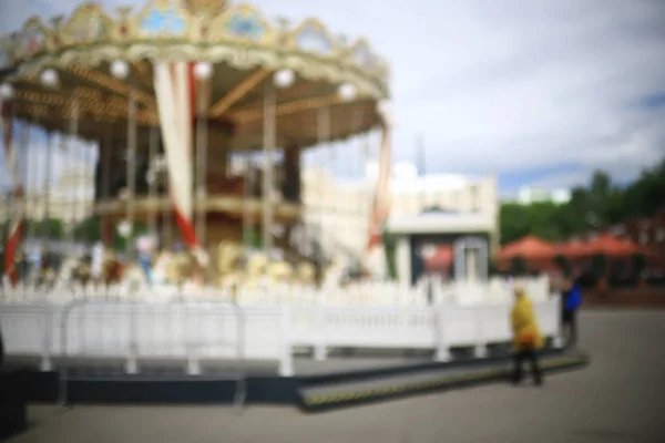 Spinning Carousel Red Square Moscow — Stock Photo, Image