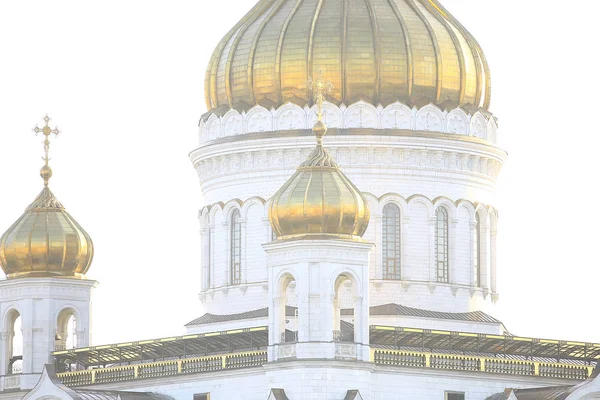 Antika Kyrkan Moskva Ortodoxi Arkitektur — Stockfoto