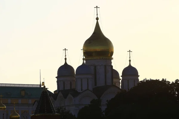 Античная Церковь Москве Православная Архитектура — стоковое фото