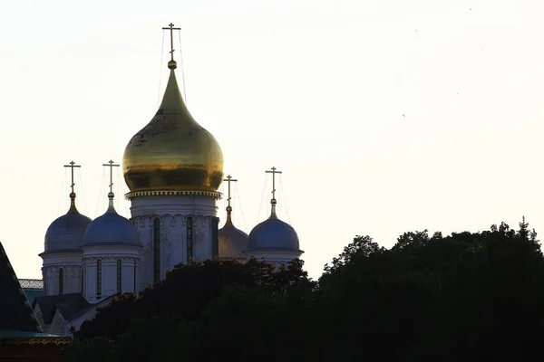 Античная Церковь Москве Православная Архитектура — стоковое фото