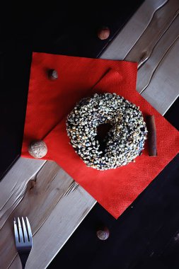 lezzetli acıbadem kurabiyesi pasta, tatlı tatlı 