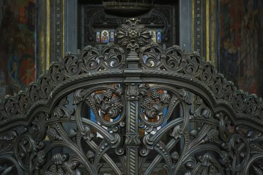 Kronstadt, Saint Petersburg, Rusya 'daki Saint Nicholas Deniz Katedrali