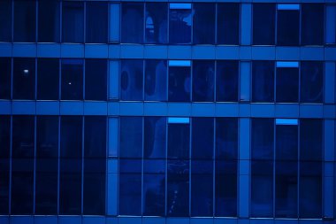 modern şehir mimarisi ile gece ışık