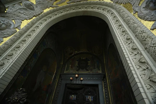 Cathédrale Navale Saint Nicolas Cronstadt Saint Pétersbourg Russie — Photo