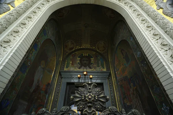 Marinekathedrale Des Heiligen Nikolaus Kronstadt Sankt Petersburg Russland — Stockfoto