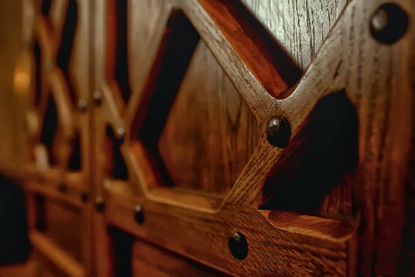 Παλαιά Δρύινα Στήθος Των Συρταριών Vintage Έπιπλα — Φωτογραφία Αρχείου