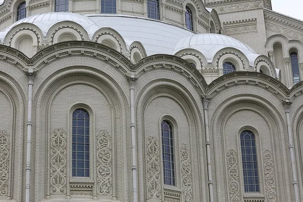 Cattedrale Navale San Nicola Kronstadt San Pietroburgo Russia — Foto Stock