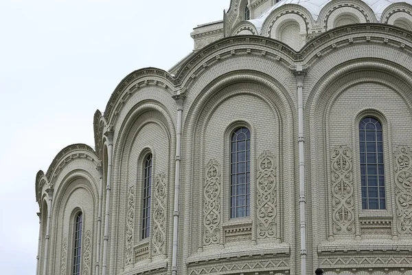 Catedral Naval São Nicolau Kronstadt São Petersburgo Rússia — Fotografia de Stock