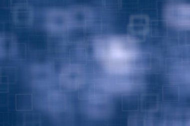 kare bokeh, güzel teknolojik modern arka plan ile mavi menekşe degrade arka plan