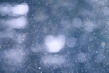 bulanık bokeh şehir arka plan, parlama ve gece şehirde parlayan ışıklar 