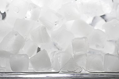 buz küpleri doku / blue Ice cubes doku, arka plan tazelik frost