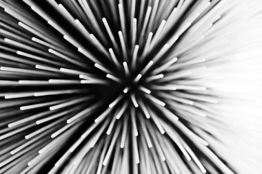 Soyut siyah beyaz doku. Plastik ışınları örtüşen, modern tasarımı için doku soyut