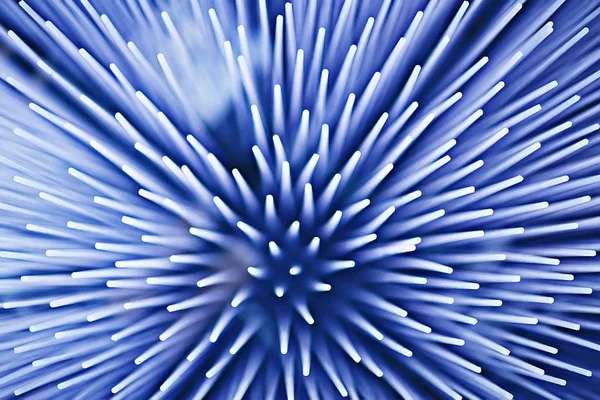 Abstract Texture Blauwe Lijnen Van Zoom Kunststof Lijnen Stralen Blue — Stockfoto