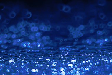 Mavi bokeh yüzük arka plan