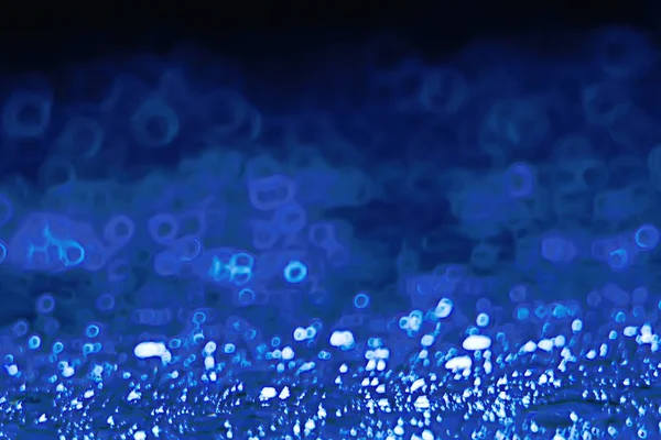 Mavi bokeh yüzük arka plan
