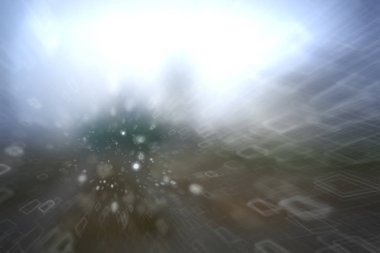 bulanık kar / soyut kış arka plan, arka bulanık parlayan yaprak plan üzerinde kar taneleri