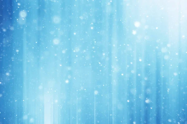 Blue Snow Lines Background Abstract Background Christmas Blue Snowflakes Blurred — Stock Photo, Image