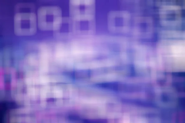 Размытый Абстрактный Синий Фиолетовый Градиент Фон Квадратный Боке Красивый Технологический — стоковое фото