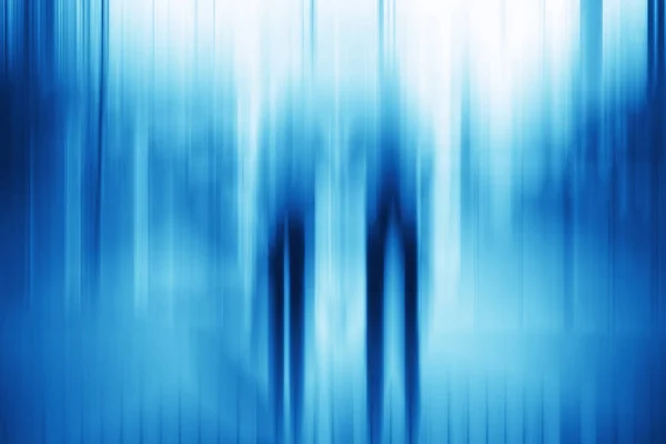 blue motion vertical abstract / abstract blue background, glowing lines, motion blur concept modern technology