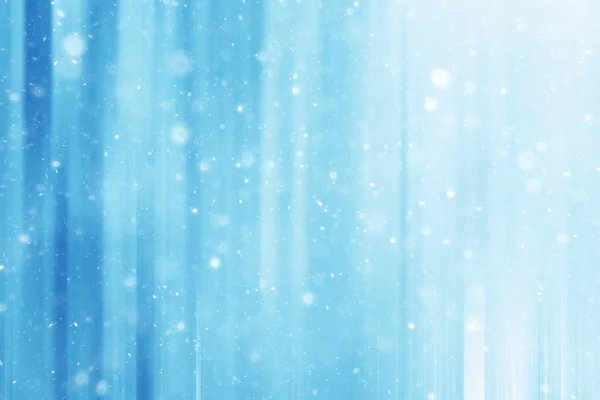 blue snow lines background / abstract background christmas blue snowflakes blurred background, snow flakes