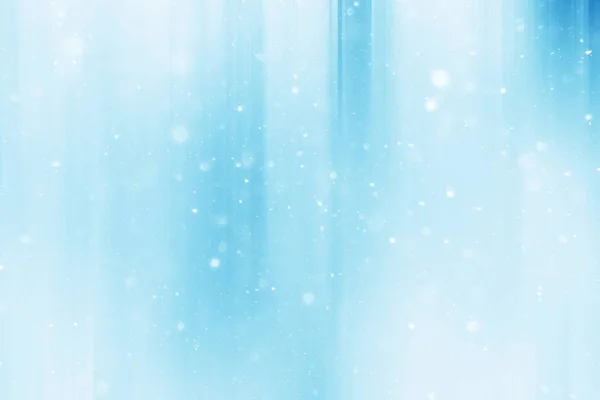 Сині Снігові Лінії Фон Абстрактний Фон Різдвяні Блакитні Сніжинки Розмитий — стокове фото