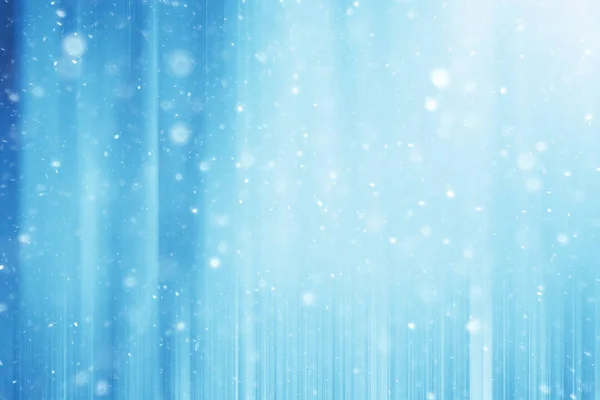 Kék Havazik Vonalak Háttér Absztrakt Háttér Kék Karácsony Hópelyhek Elmosódott — Stock Fotó