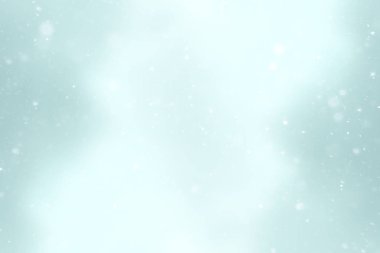 bulanık kar / soyut kış arka plan, arka bulanık parlayan yaprak plan üzerinde kar taneleri