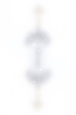 bulanık kar / soyut kış arka plan, arka bulanık parlayan yaprak plan üzerinde kar taneleri