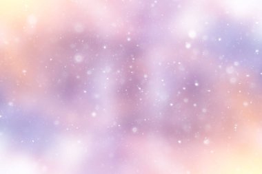 bulanık kar / soyut kış arka plan, arka bulanık parlayan yaprak plan üzerinde kar taneleri