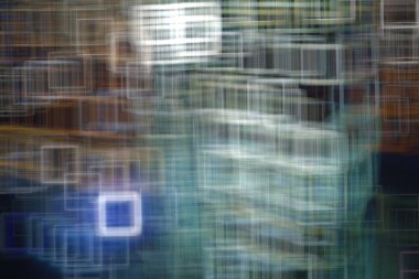 çok renkli soyut ağ arka plan / modern teknolojik arka plan, soyutlama bulanık sıradışı konsept hız