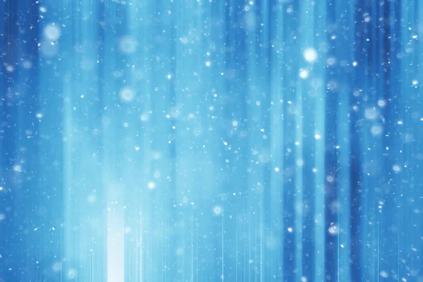 blue snow lines background / abstract background christmas blue snowflakes blurred background, snow flakes