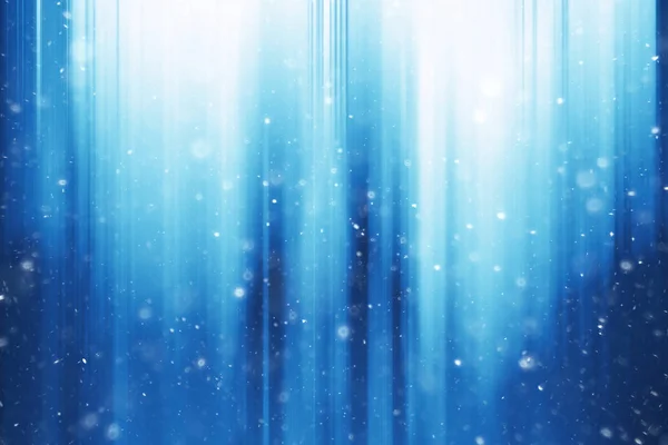 Blue Snow Lines Background Abstract Background Christmas Blue Snowflakes Blurred — Stock Photo, Image