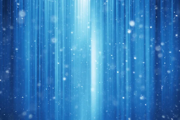 Сині Снігові Лінії Фон Абстрактний Фон Різдвяні Блакитні Сніжинки Розмитий — стокове фото