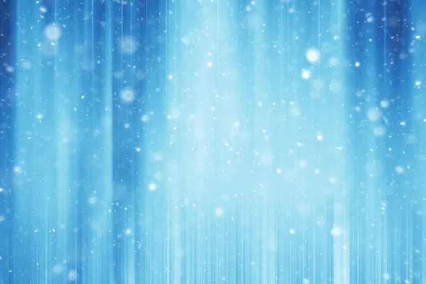 Blue Snow Lines Background Abstract Background Christmas Blue Snowflakes Blurred — Stock Photo, Image