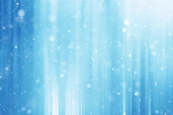 Blue Snow Lines Background Abstract Background Christmas Blue Snowflakes Blurred — Stock Photo, Image