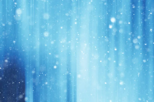blue snow lines background / abstract background christmas blue snowflakes blurred background, snow flakes