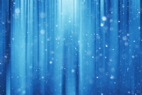 blue snow lines background / abstract background christmas blue snowflakes blurred background, snow flakes