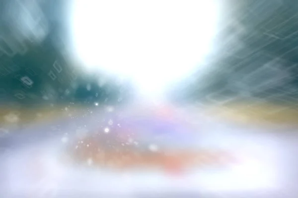 Размытый Снег Зимний Абстрактный Фон Снежинки Абстрактном Размытом Светящемся Фоне — стоковое фото