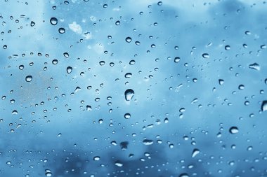 Soyut damla cam arka plan/doku sis yağmuru, Mevsimlik arka plan, su ile Clear cam