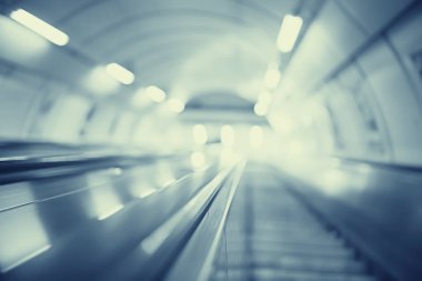 arka plan bulanık yeraltı hareket Metro mavi şehir