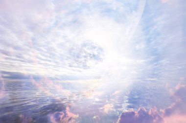 bulutlar ile gökyüzü arka plan/güzel suluboya bulutlar arka plan, bahar günbatımı, güzel soyut arka plan