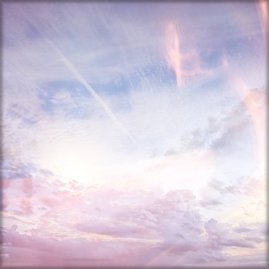 Soyut pembe renkli arka plan/bulanık çok renkli bulutlar, bahar arka plan